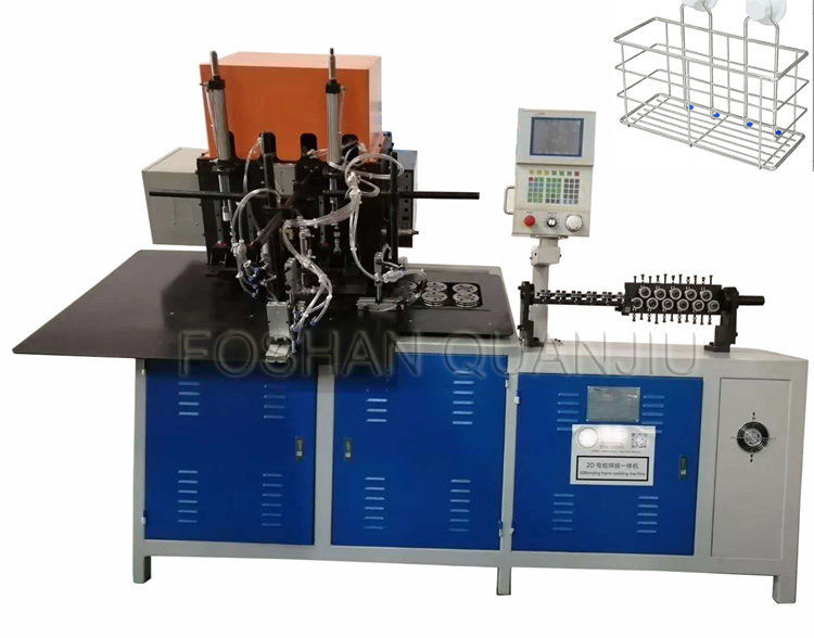 2-8mm Fully Automatic 2D CNC Wire Bending and Butt Welding All-in-one Machine WD002