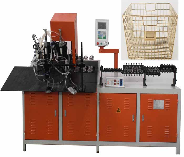 2D CNC Round Wire Bending Machine and Butt Welding Machine for Shopping Cart Z040