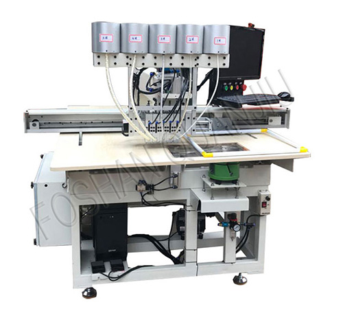 Introduction to Automatic Five Head Pearl Attaching Machine
