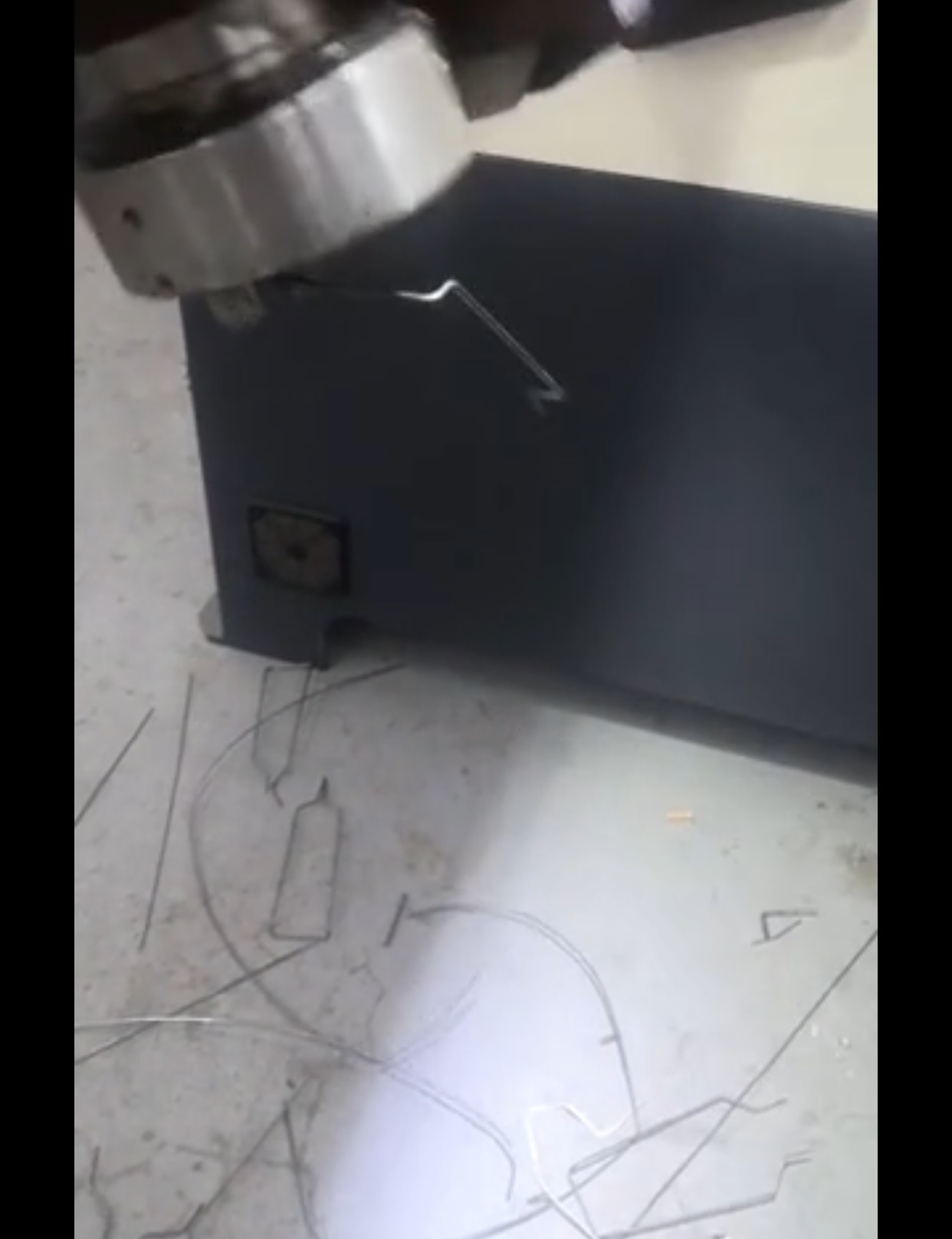 3D wire bending machine for Outside frame of kitchenware paring knife A3D025