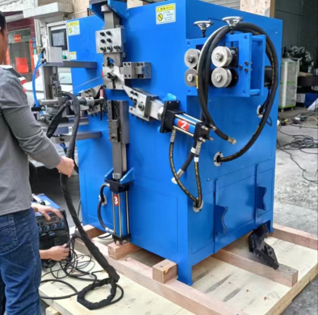 Automatic Double J hook forming with welding machine for India Customer Y173