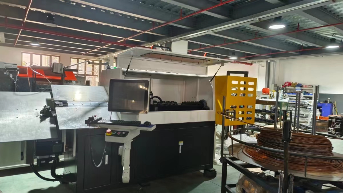 High Quality Automatic CNC 3D Wire  Bending Machine for 4-10mm wire basket frame A3D050