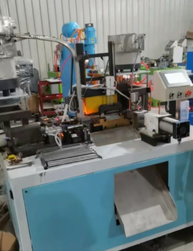  Supermarket Hooks Forming Machine Production Line: Press + 3D CNC Wire Bending Machine + Wire Welding Machine YN317