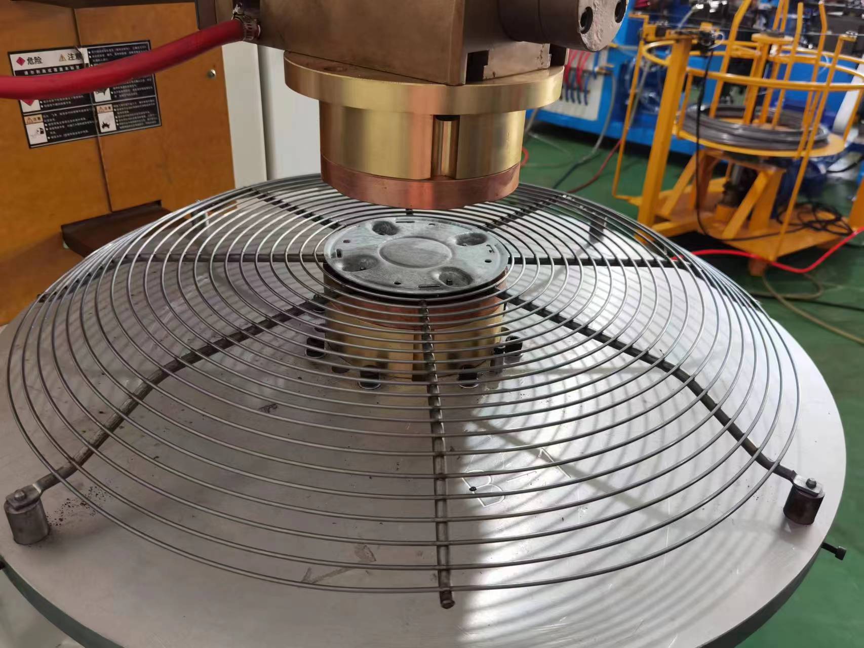 Welcome Mexico customer training and acceptance check( Fan Guard production line) FG026