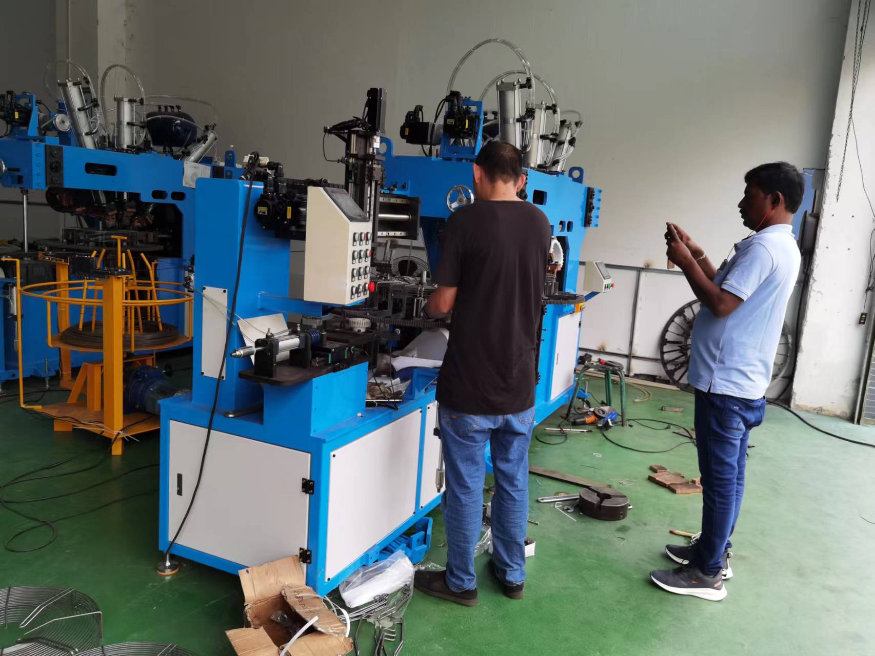  Ventilation Fan Guard & Industrial Fan Guard Making Machine Factory to India YN112